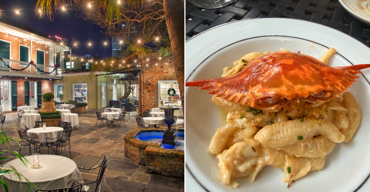 Thanksgiving Gets A Tropical Courtyard Backdrop At This Louisiana Restaurant