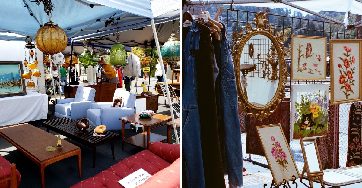 This Famous California Flea Market Takes Over A Stadium Parking Lot Every Month