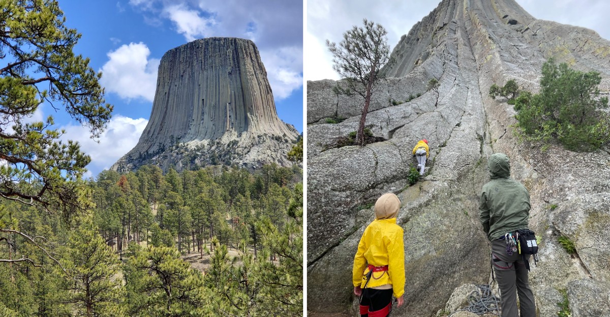 This Wyoming Rock Formation Became America’s First National Monument And Climbers Still Summit It