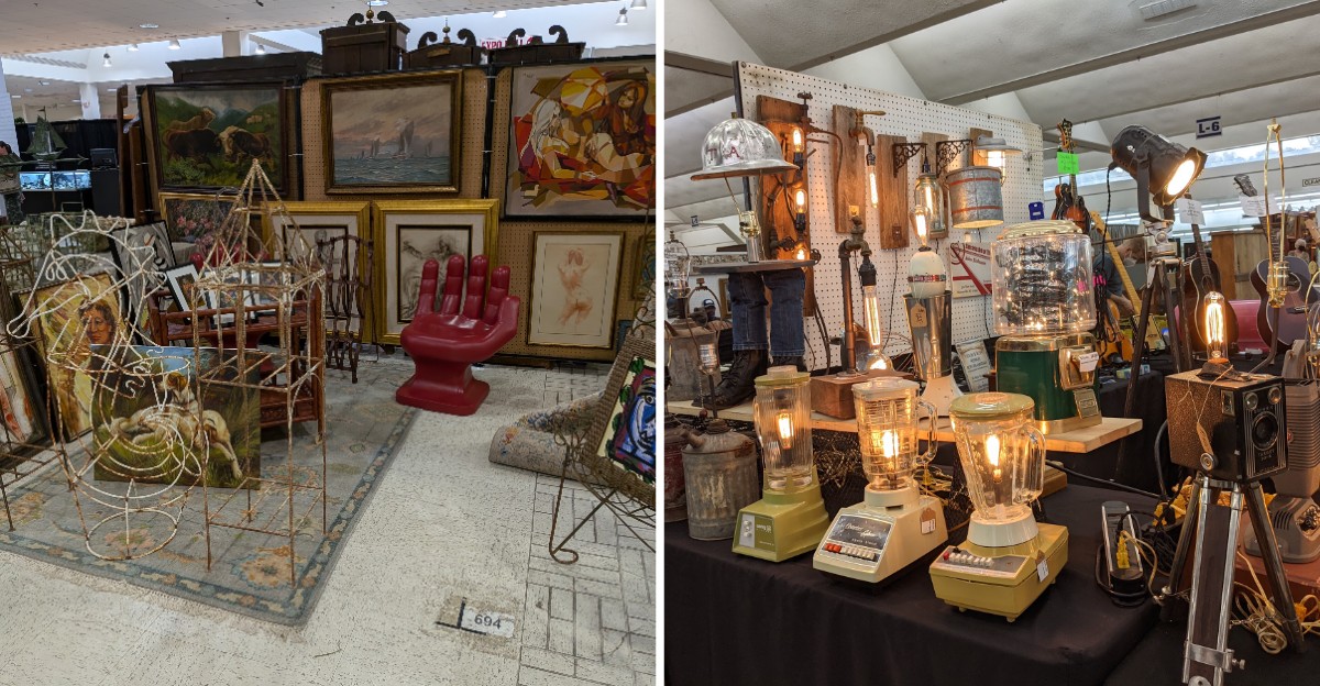 This Georgia Antique Market Fills Two Huge Exhibition Halls Every Month