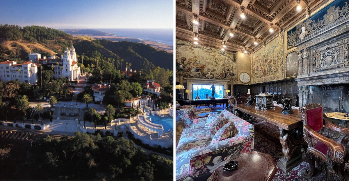 This California Hilltop Castle Overlooks The Pacific Ocean And Looks Like A European Palace