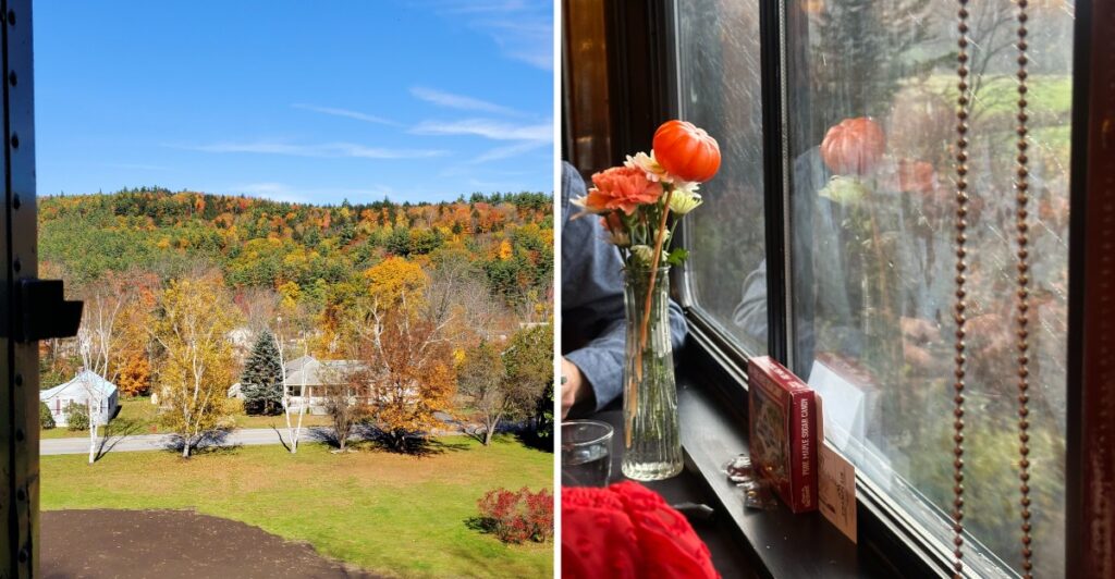 This Vermont Vintage Dinner Train Rolls Through The Champlain Valley’s Fall Scenery