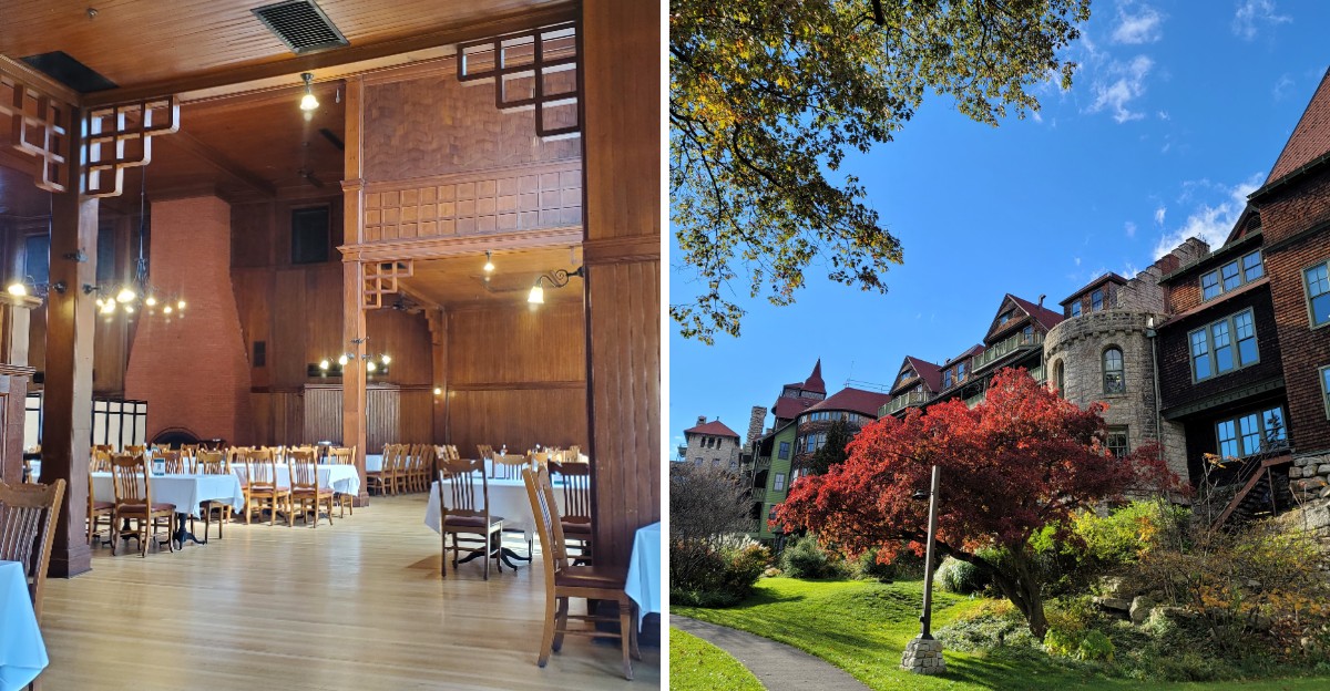 This New York Mountain Resort Looks Like A Victorian Castle Beside A Mountain Lake And Serves A Thanksgiving Grand Buffet