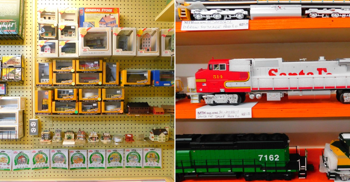 Model Railroad Fans Lose Hours Inside This Family-Run Louisiana Shop Packed With HO-Scale Trains