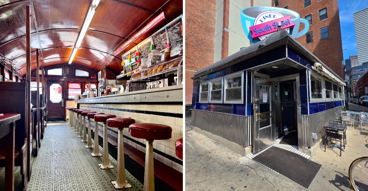 9 Classic Massachusetts Diners With Retro Exteriors And Old Fashioned Counter Stools