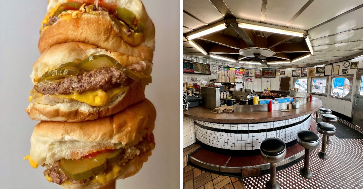 This New Jersey Chrome Diner Griddles Tiny Burgers Just Like It Did In 1946